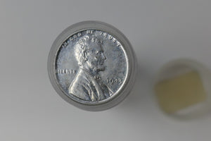 U.S Mint 1943-P Steel Penny WWII Wartime 1C Lincoln Wheat One Cent Coin Roll