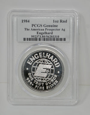 U.S Mint 1984 Engelhard The American Prospector 1 Troy Ounce Coin PCGS Genuine