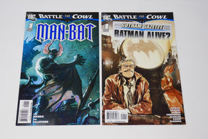 DC 2009 Batman: Battle for the Cowl Man-Bat #1 Gotham Gazette: Batman Alive? #1