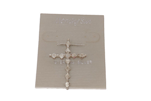 Morning Sun 925 Sterling Silver Cross Charm Pendant