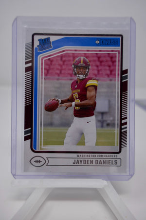 2024 Donruss #389 Washington Commander Jayden Daniels Rated Rookie Card
