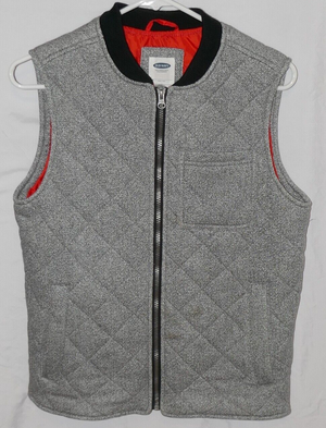 Old Navy Kids Quilted Full Zip Sleeveless Vest Size XL (14-16)
