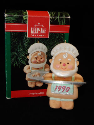 Hallmark Keepsake Ornament 1990 Gingerbread Elf