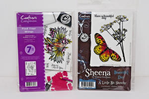 Crafters Companion EZ Mount Rubber Stamp Set Lot NEW