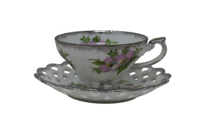 Trident Ware Japan Footed Tea Cup & Saucer