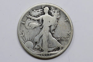 U.S Mint 1917-S Walking Liberty Half Dollar 1/2 Dollar Silver Coin