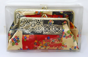Celebrity Inc NY Duo Pocket Purse Kit Clasp Wallet
