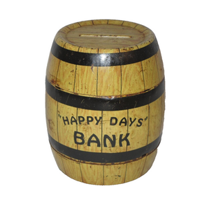 Happy Day's 1930's Tin Bank ~ Great Depression ~ J Chein & Co