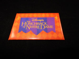 Disney Hunchback of Notre Dame Promo Button