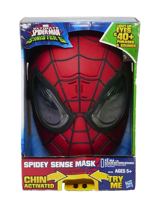 Marvel Comics Ultimate Spider Man Sinister 6 Spidey Sense Mask NEW Light/Sounds