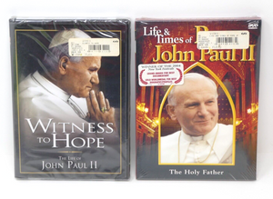Life Times of Pope John Paul II: The Holy Father & Witness to Hope (DVD) SEALED