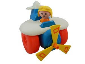 Fisher Price 1980's Airplane Pull Toy #171