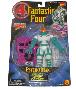 Biz Toys 1996 Fantastic Four Marvel Phycho Man Action Figure NEW