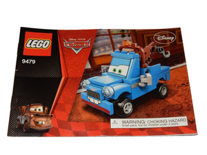 Lego Disney Cars #9479 Instruction Manual Book