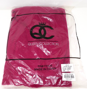 Queen Collection Zip-up Hooded Sweater Size M ~ Red