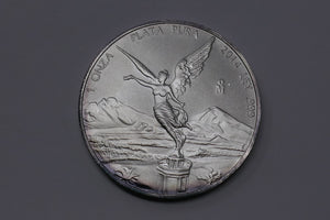 Mexican 2014 Mo Libertad 1 Onza Ounce Silver Coin TONING