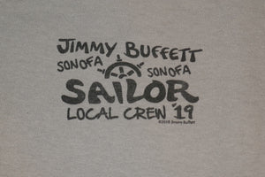 Jimmy Buffett Son Of A Sailor '19 Tour 2019 Local Crew Concert XL T-Shirt