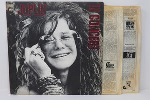 CBS Inc 1972 In Concert by Janis 12" LP Vinyl Record