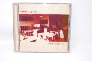 Delicate Subjects by Number 3 Pencils (CD, 2004) SEALED