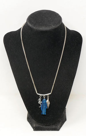 Teng Yue Nautical Ocean Sea Fish Seahorse Shell Dangle Charm 18" Chain Necklace