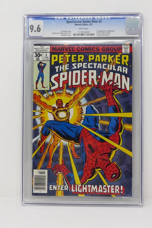 Marvel Comics 1977 Spectacular Spider-Man #3 CGC 9.6 Near Mint +