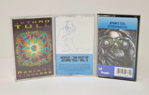 Jethro Tull Cassette Tapes - Roots to Branches Stormwatch Repeatest of Vol II