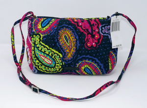Vera Bradley Alex Crossbody Twilight Paisley Shoulder Bag Purse 23749-K01