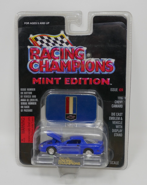 Racing Champions Diecast Mint Edition 1996 Chevy Camaro Car Blue Issue #24 NEW