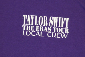 Taylor Swift The Eras Tour Local Crew Purple XL T-Shirt