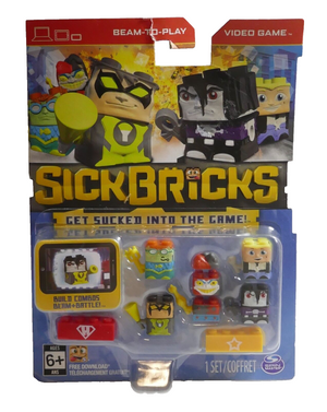 Spin Master Sick Bricks Game Characters 5 Pack Lot New & Sealed