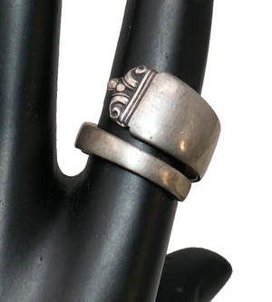 Sterling Silver 925 Art Deco Wrap Spoon Ring Size 6