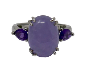 Karis STS Quartz & Amethyst Accent Ring Size 7