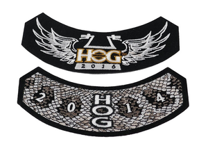 Harley Owners Group HOG Harley Davidson Pins & Iron On Embroidered Patches