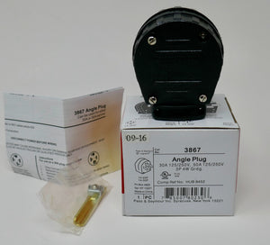 Legrand 3867 Appliance Dual Rated Angle Plug