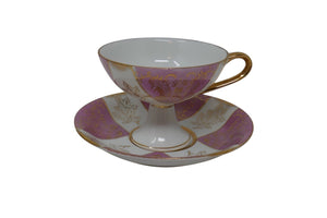 Enesco Japan Pedestal Tea Cup & Saucer