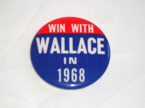 Political Campaign Buttons - Win with Wallace & Wallace/LeMay
