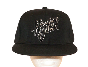 Hytek Embroidered Black Snapback Hat