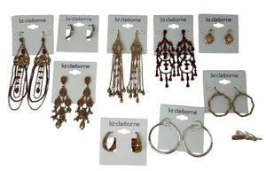 Liz Claiborne Dangle Hoop Earrings Lot