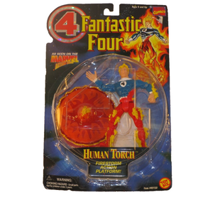 Biz Toys 1996 Fantastic Four Marvel The Human Torch Action Figure NRFB