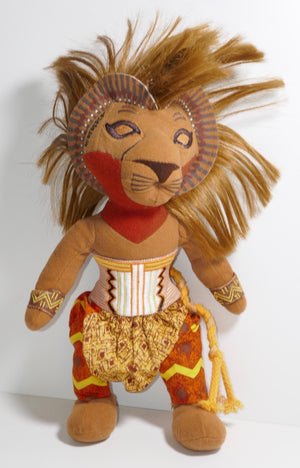 Disney The Lion King Broadway Musical Simba 12" Stuffed Costume Doll Plush Toy
