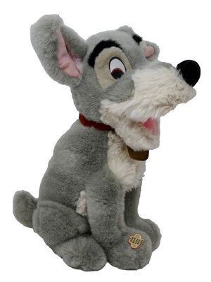 Disney Lady and the Tramp 14" Talking Tramp Dog Plush Stuffed Animal