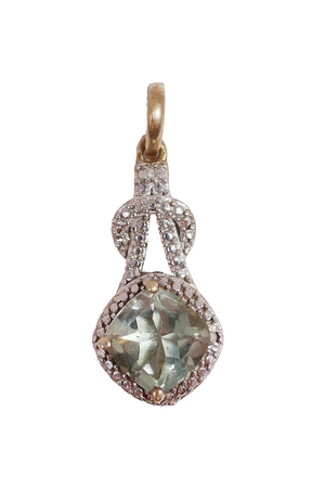 Sterling Silver 925 Quartz Gemstone Pendant
