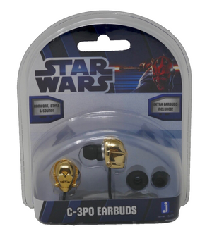 Jazwares Star Wars C-3PO Earbuds 15233 NEW