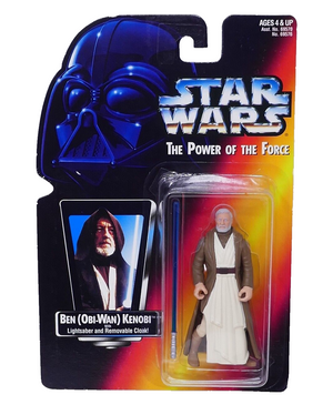Kenner 1995 Star Wars Power of the Force Red Card Ben Obi Wan Action Figure