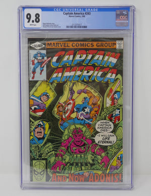Marvel Comics 1980 Captain America #243 CGC 9.8 Near Mint/Mint