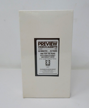 60 Minutes 25 Years One For The Road with Charles Kuralt & Morley Safer (VHS)