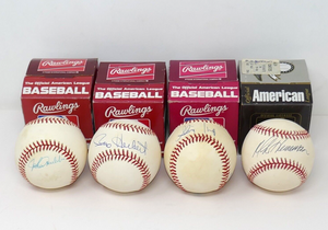 Rawlings OAL Signed Baseballs ~ Detroit Tigers AU Grubb Henneman Herbert Kemp