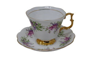Royal Castle Fine Bone China Tea Cup & Saucer #701