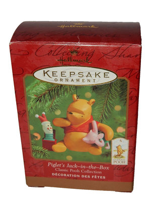 Hallmark Keepsake Ornament Classic Winnie the Pooh Piglet's Jack-in-the-Box