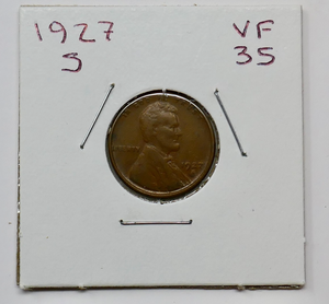 U.S Mint 1927-S Lincoln Wheat Ear Cent 1C Penny Bronze Coin